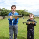 Drowes – Toby And Tyler Morrow With Their Dad Gary’s Fish At The Weekend.