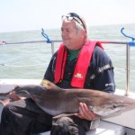Kieran Roche with His Specimen Tope