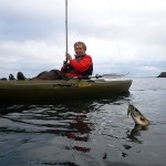 First fish of the day went to Sylvia