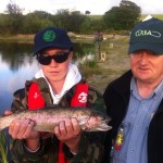 Bob Seward with new young angler