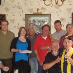 Henry Keating IFI. Sheila Bromley Ballybay Anglers Assoc & some of participants of comp.