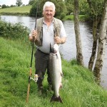 Joe Lonergan with his 18.1lb Salmon