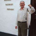 John O’ Connor With His Fish From The Trout Pool On Fly On Wednesday.