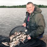 Kevin out for a day with his guests from Holland pictured with 30lb + of Roach and Hybrids.
