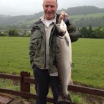 Mike Whelan with 10.4lb salmon