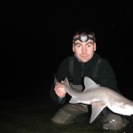 Danny's first hound of the night.