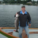 Noel Bulger with Donimic's brown trout