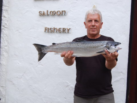 Ray Bentham With His 8lbs Fish From Briney’s Yesterday.
