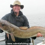 Uli with his 26lb Ling. A fine fish.