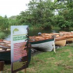 A line up of boats at Crover, Lough Sheelin