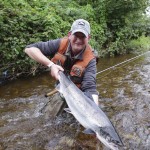Andrew Ryan with a monster salmon