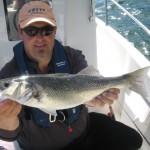 Jason O'Riordan with Sea Bass