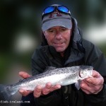 Sam with sea trout