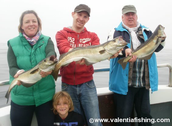 A Happy angling crew onboard the Sioux
