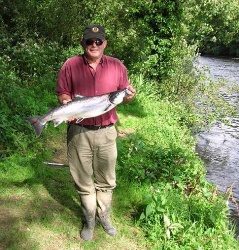 Peter Heusman of Listowel had a nice fish on the spinner while fishing at Barretts