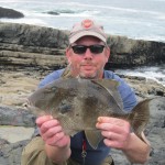 Anthony Page with a Triggerfish of 3 lbs.