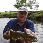 USA man Jeff Tynman enjoys the fishing