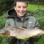 Leon Cullinane with 7lb 8oz trout from Suir. Well done Leon!