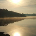 Lough Sheelin at sunrise on the last day of the 2012 fishing season