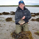 John Sheehan with flounder