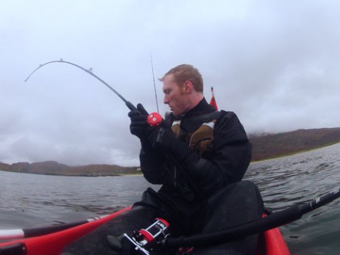 An Irish Angler's World - Gary Robinson fishing on kayak