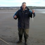 Cathal McCormack with flounder.- same competition (Photo James Linnane)