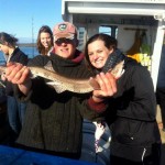 Stella and a dog fish