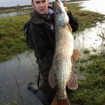 Martin with his 20lb 8oz pike