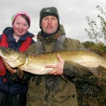 J.J. Flanagan and Niece April with winning Derravaragh pike