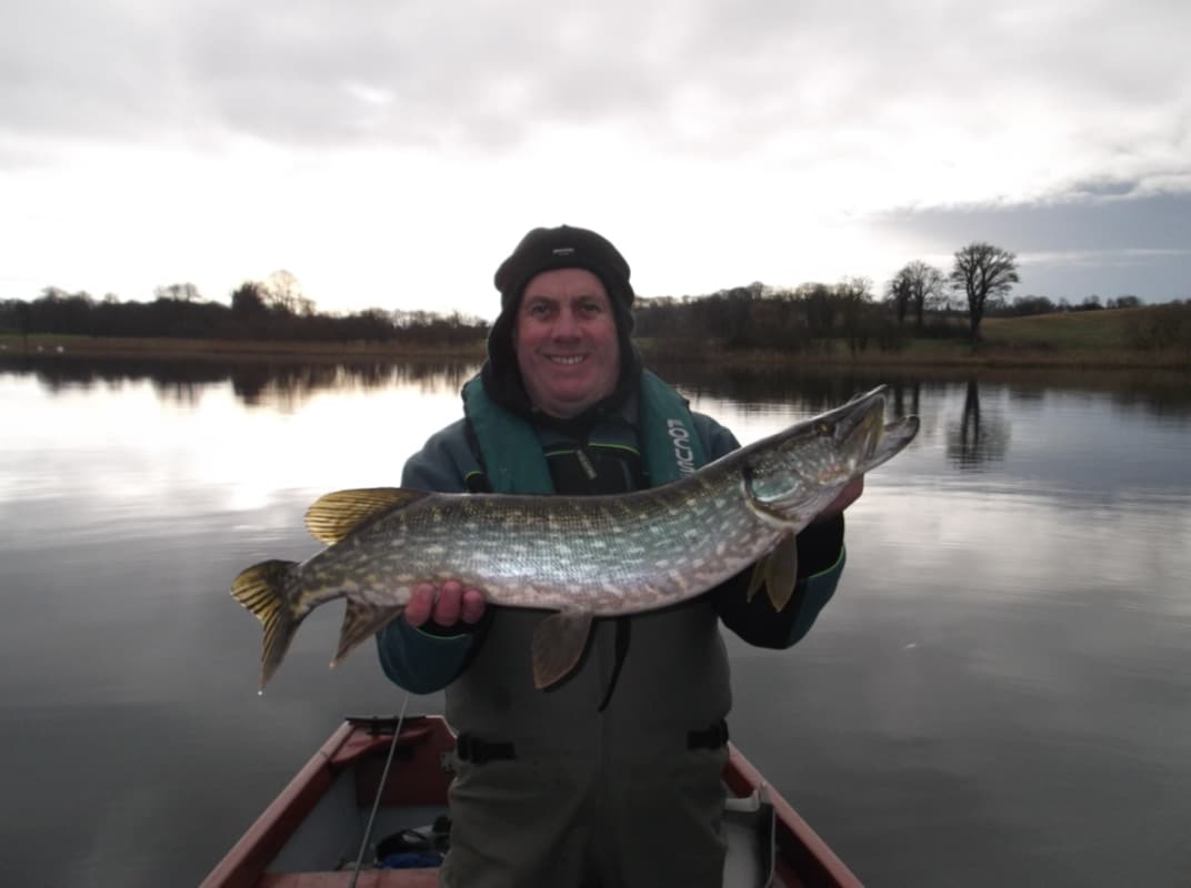 Angling Guide Peadar O'Brien Shows the Quality Fish Available in Carrickmacross