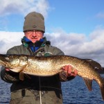 Sylvian Vivarelli, with one of his many Pike taken from the shore of a Lough