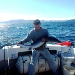 Mike Ryle with shark