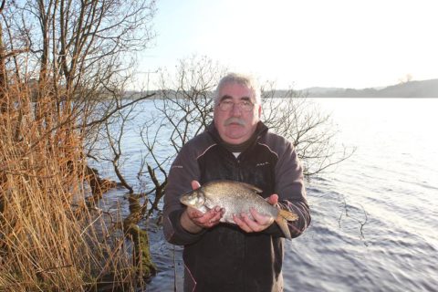 Richard Caplice with a Nice Fish on Muckno Today
