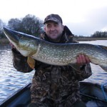Monasterevin's Greg O'rourke with his 19.25lb catch on the Shannon
