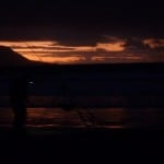 Rossbeigh Strand as darkness falls