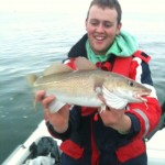 Cian Ryan with a nice cod