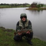 Rado Rybarik at the Curragh Springs Fishery. Rado almost made the Slovak international team last year just one place out of the placings.