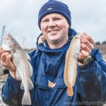 Martin Howlin with a codling & rockling double-shot