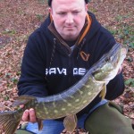 Roly Byrne with his pike