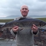 Bob Priestly with the First Salmon of the year from Lough Currane weighing in at 8lbs