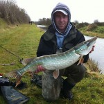 DPA Winter league winner Dave Moody with his 10.75 lbs River Barrow pike