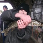 Kevin Coogan with his pike 2