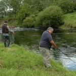 Anglers on the River Feale near Abbeyfeale