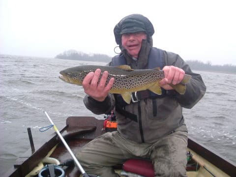 <strong><em>Sheelin weaves its magic again for delighted angler Andrew Brown with this wonderful 4 ½ lb trout caught on March 6th using Andrew’s own creation – a glister big Ollie</em></strong>.