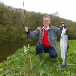 John Nulty with 15lb salmon