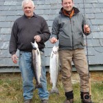 B.Likely with 10lb salmon & D.O'Toole with a 12lb  salmon from the Drowes