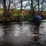 In action on the River Liffey