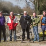 RTE presenter Derek Davis was in the Graignamanagh region last weekend making a promotional video for the area. He is pictured here with Eamonn Coogan, Jim Butler, David Bickley, Alchemy Electronic Arts, cameraman, Enda O'Looney, Jason Winn and sound engineer Neil O'Sullivan. Photo: Pat Moore.