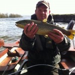 Lough Sheelin – Garry McKiernan with 5lb trout April 2013