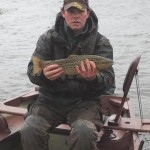Gary McKiernan with his 4 ¼ lb trout caught April 17th
